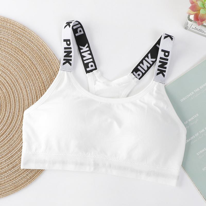 40,00 kg-77,50 KG 1-3 piezas ropa interior Mujer estudiante estilo coreano belleza inalámbrica tubo trasero superior anti-flacidez chica de la escuela secundaria envuelto en el pecho