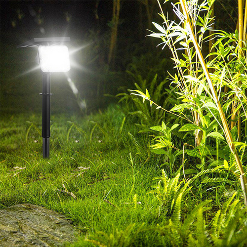  New Solar Light, Dual-Temperature Waterproof Solar Spotlight, Outdoor LED Courtyard Lawn Lamp