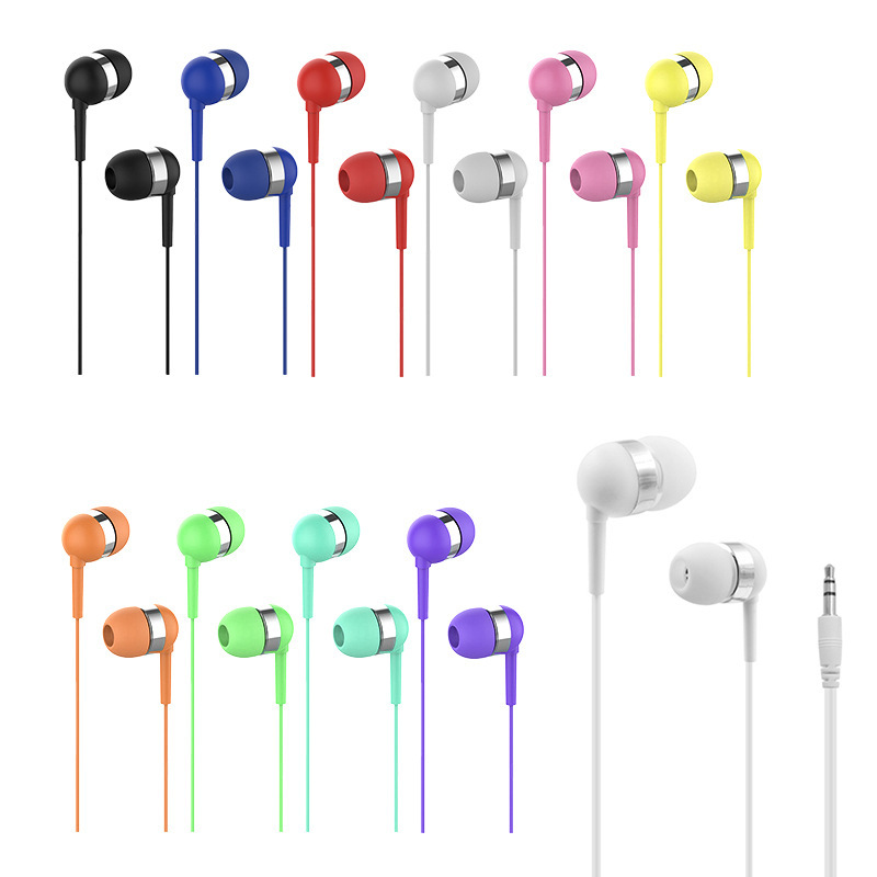 Shenzhen factory wholesale in-ear MP3 headphones musical instrument accessories headphones bus aviation disposable gift headphones