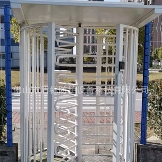 烤漆单门旋转闸门 体育馆脚踏开关栅栏转闸 观众进出门禁外贸出口