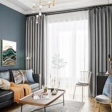 2025新款简约遮光隔热拼接款卧室客厅定作窗帘遮阳成品直销厂家