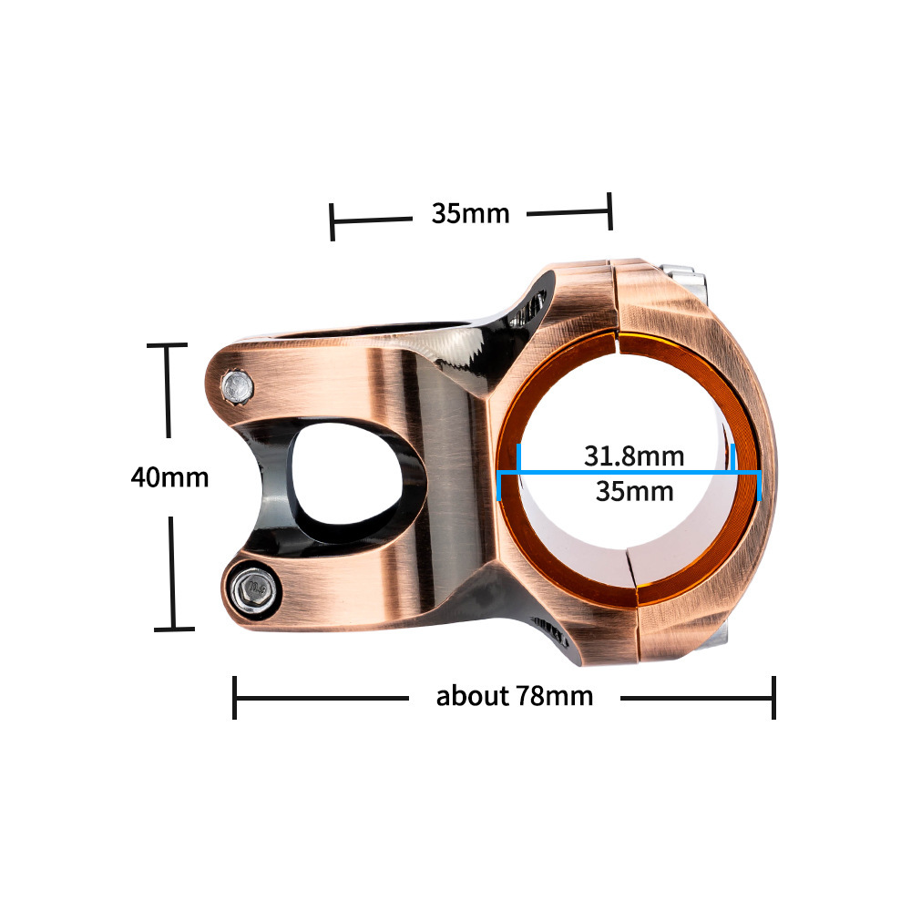 ZTTO Bicicleta de pie Bicicleta de montaña Tubo de pie hueco 31,8/35MM Grifo de descenso de velocidad Escalada de alta intensidad