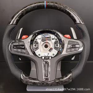Bütün BMW modelləri üçün M stil döymə karbon sükan, karbon fiber pedallar