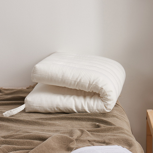 A pair of maternal and infant grade pillow cores, ecological raw cotton children's neck pillow, single cotton sleeping adult whole head