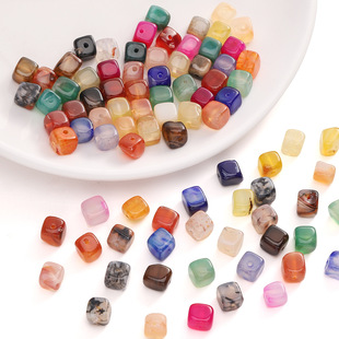 8mm��Ȼ��觼�ɫ���K��ɢ���ֹ�diy�������������ִ���������