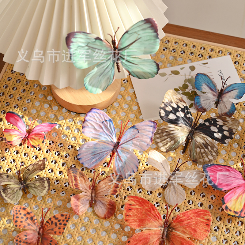 Simulated Butterfly Xiaohongshu Popular Butterfly DIY Scene Decoration Butterfly Window Monet Garden Style Butterfly Wall Arrangement Simulated Butterfly Xiaohongshu Popular Butterfly DIY Scene Decoration Butterfly Window Monet Garden Style Butterfly Wall Arrangement