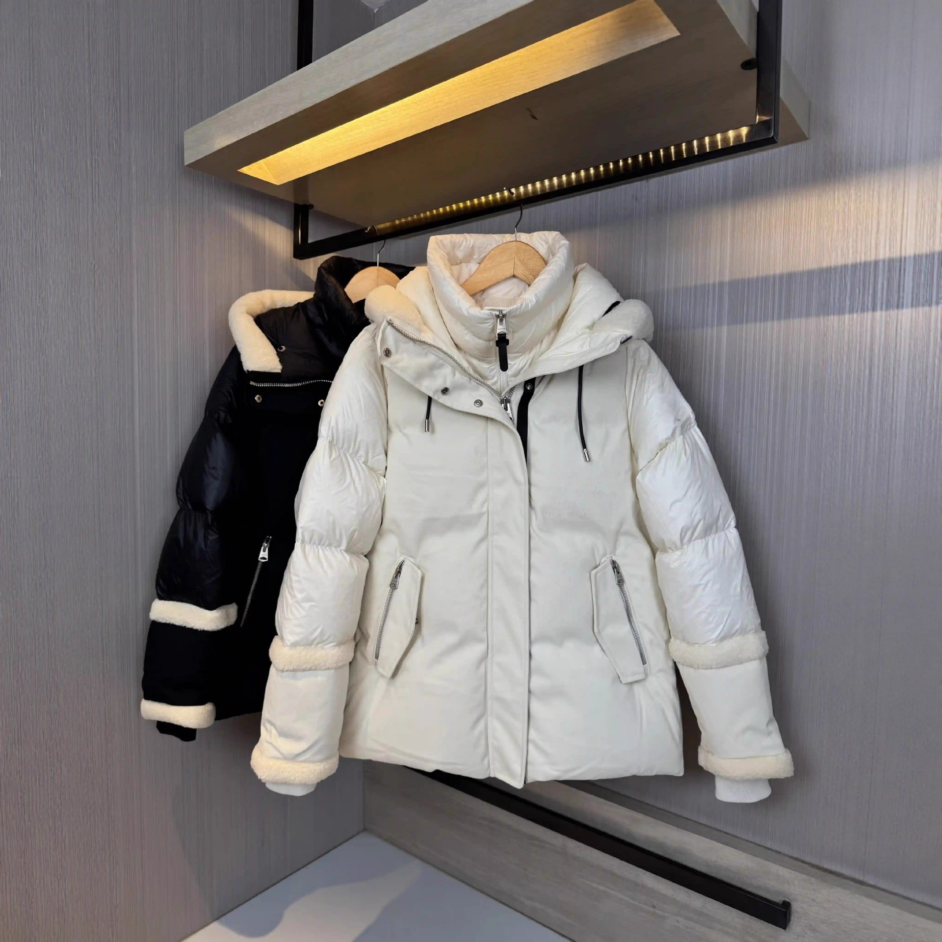 2024 New Autumn and Winter Double-Label Men's and Women's Fashionable Loose Thickeneded down Jackets