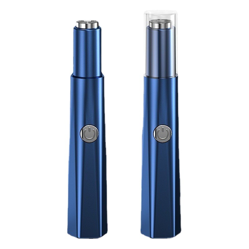 Dos en uno recortador de pelo de nariz eléctrico USB de carga multifuncional recortador de pelo de nariz afeitadora para hombres tijeras de raspado de pelo de nariz