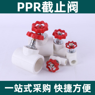 SOURCE factory direct supply ppr stop valve lift valve pipe fittings water supply pipe