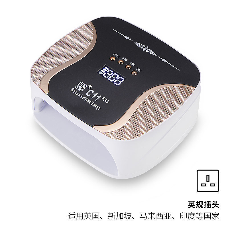 Lámpara de manicuras de alta potencia 188W tienda de manicuras transfronteriza especial de manicuras de luz de terapia de almacenamiento de energía de diamante tipo de lámpara de pegamento de manicuras