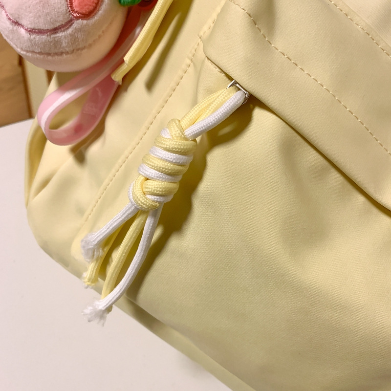 Los estudiantes de soft Sister tienen mochilas escolares simples y ligeras en clase, mochilas de ocio, mochilas de hombro, mochilas de alto valor facial, pequeñas y frescas, de gran capacidad, para niñas.