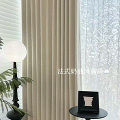 両面シェニールフレンチの中古風カーテン新型寝室のリビングの高級感シェニールレトロ卸売り
