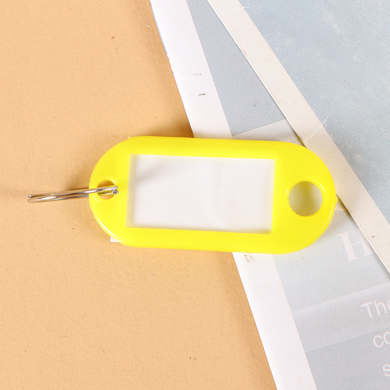 Etiquetas para Llaves en Existencia, Etiquetas de Clasificación de Plástico PP Coloridas, Llaveros de Identificación para Hoteles, Accesorios de Clasificación.