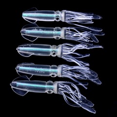 Luminous Squid Lure, Large Size, Soft-bodied Squid Shape, 10cm / 9g, Colorful Squid Bait, Soft Lure for Fishing, Artificial Bait