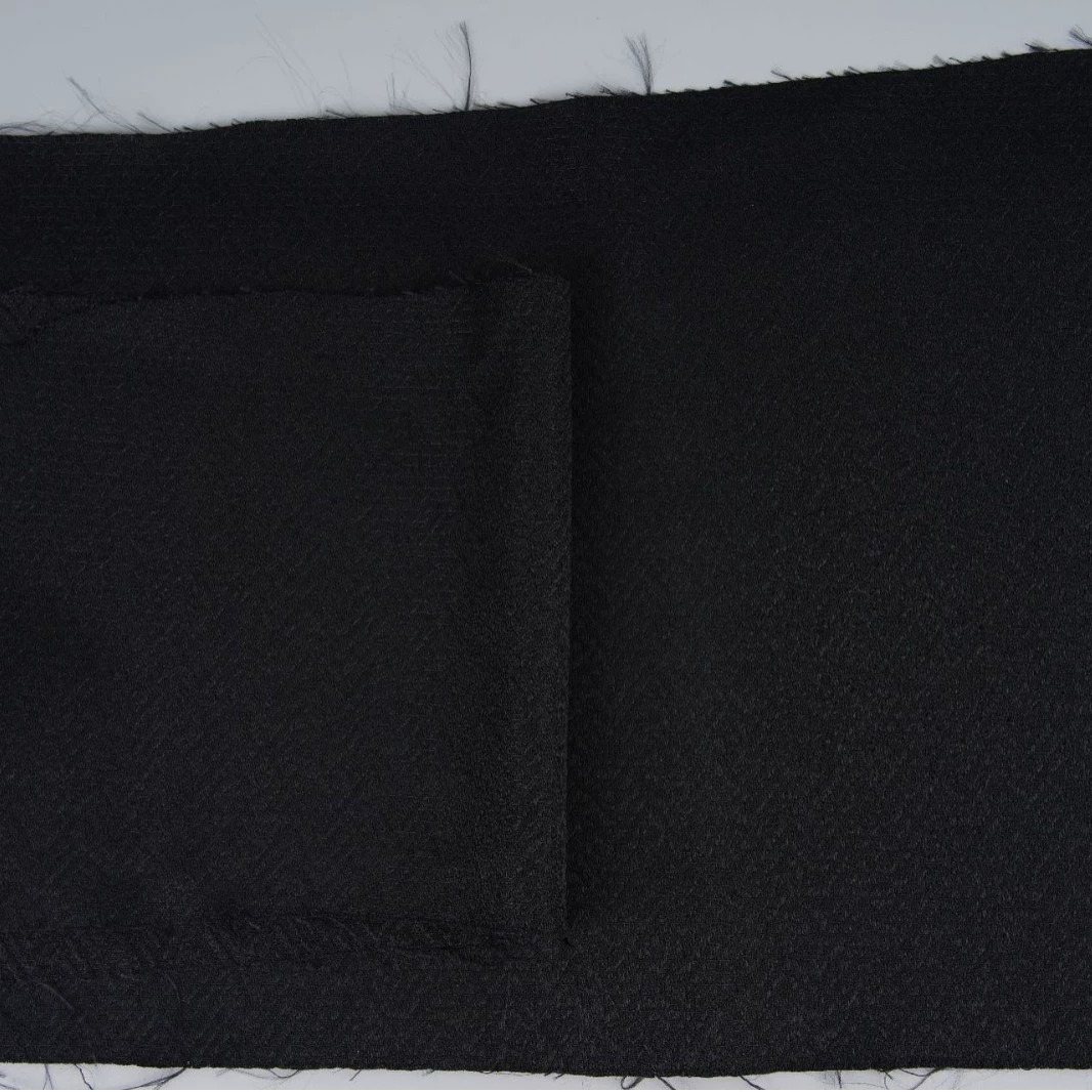 Matte vinegar-polyester fabric Herringbone diagonal stripe drape sph Dress pleated skirt Hanfu fabric