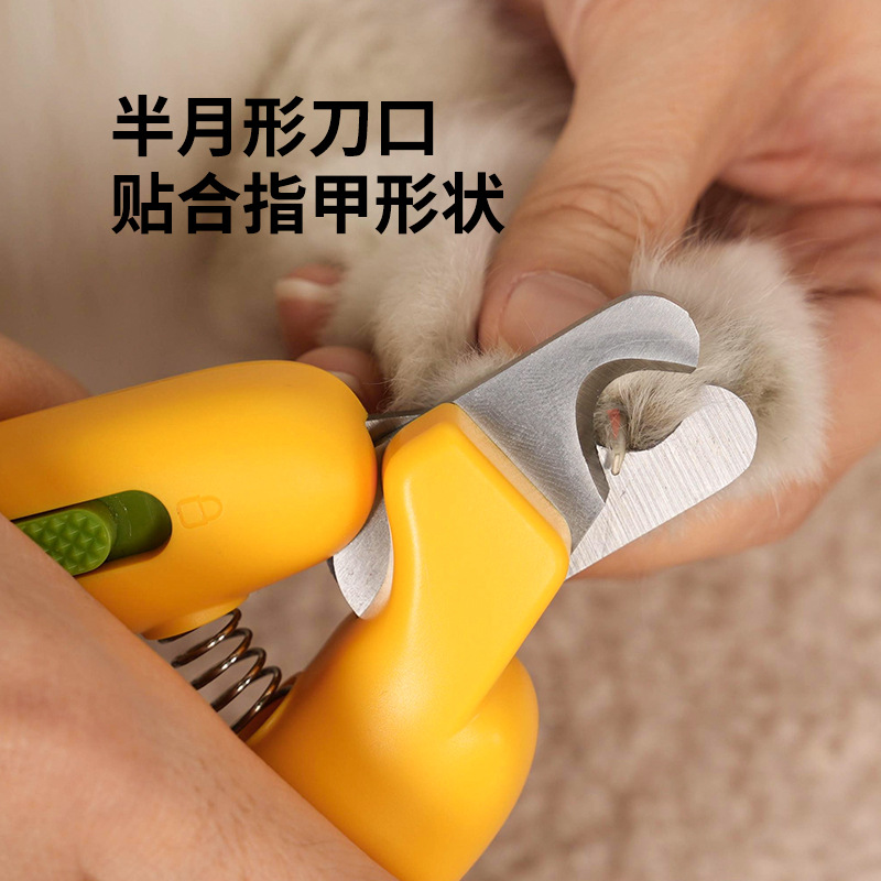 Pet nail scissors, cat nail clippers, dog nail clippers, LED blood line, pet nail polisher, cross-border dropshipping