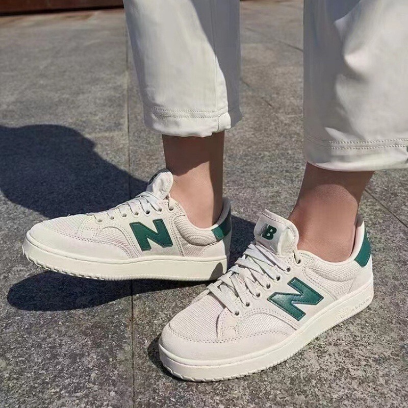 Putian Pure Original New Balance Nb300 White Shoes for Women, Classic Retro Sneakers, Student Campus Couple Sports Shoes for Men