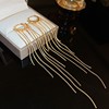 Silver needle, retro metal earrings, flowered, European style, light luxury style, wholesale