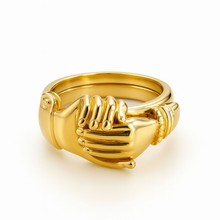 ��Ʒ�|18K�����Open Hands Heart Ring���_�p�����ν�ָ����һ