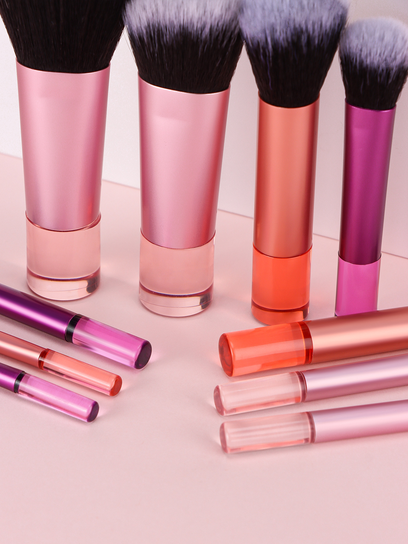 95g Weight plastic handle Makeup Brush Handle Type Makeup Brushes Makeup Tools Types 1 Set Quantity Artificial Fiber Material Simple Style Style Simple Style Artificial Fiber Plastic Handle Makeup Brushes 1 Set 2