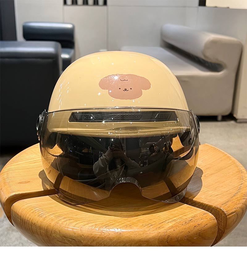 Electric Car Helmet Cute Safety Helmet Universal Sunscreen Motorcycle