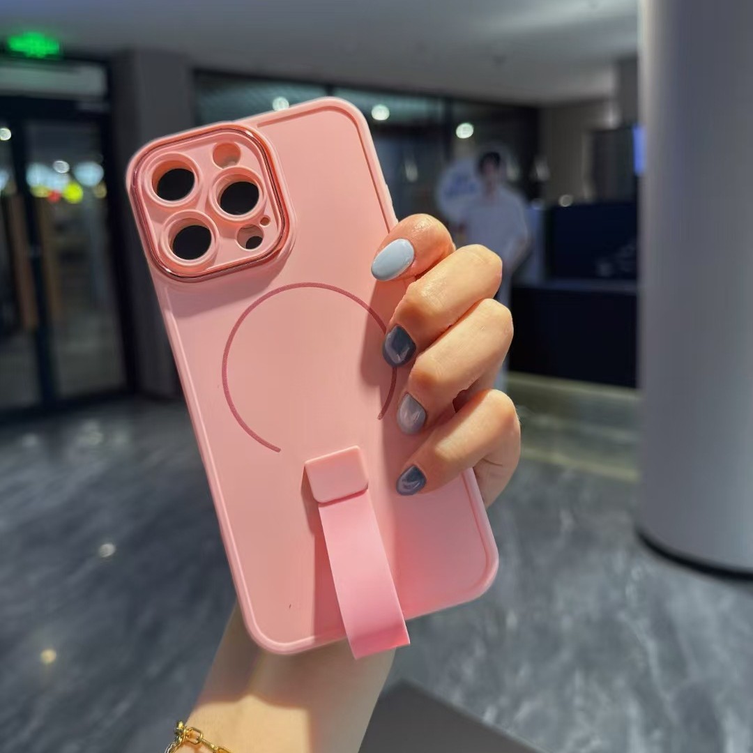 时尚适用于三星S24/S25ULTRA细圈磁吸防摔手机壳S22/S23 PLUS磨砂