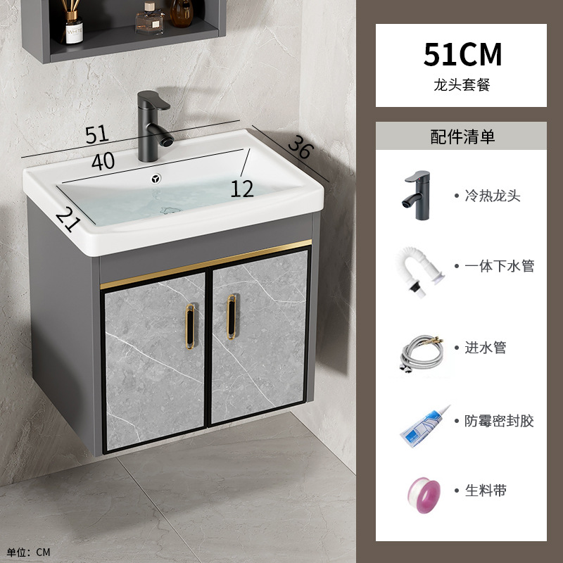 51 gabinete de cerámica + grifos