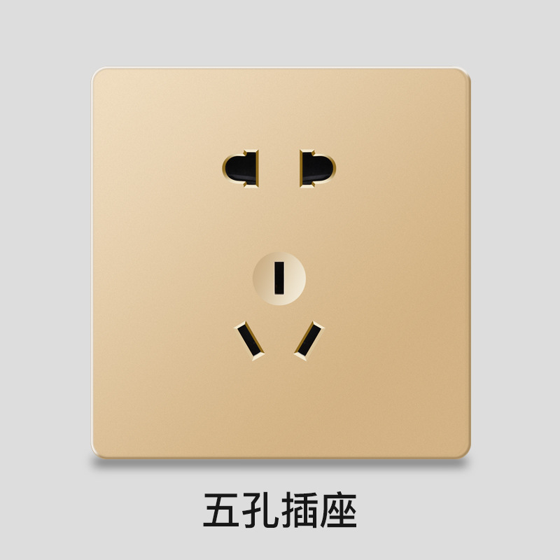 Nueva campana de pino oculto 86-tipo de interruptor de pared del panel de cinco agujeros USB fuente de alimentación de la cocina hogar fábrica al por mayor image 15