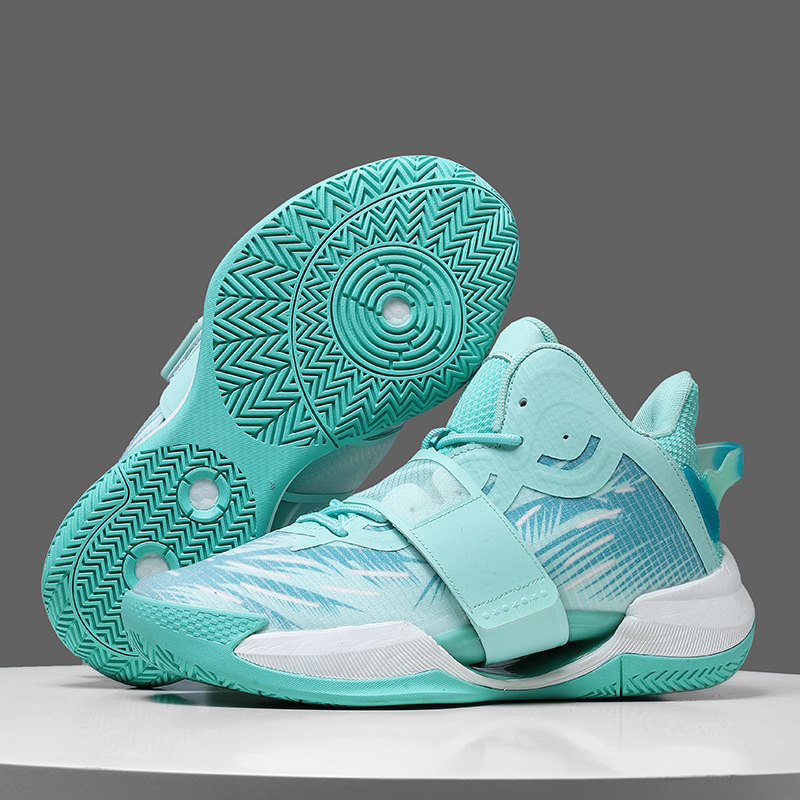Fricción sonora juvenil luz nocturna zapatos de baloncesto para hombres 2025 primavera nuevo desgaste antideslizante zapatillas deportivas parejas