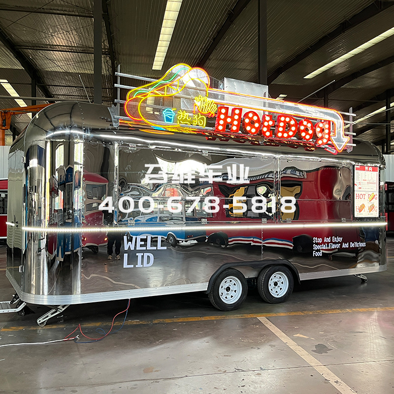 工厂直供多功能移动餐车步行街售卖车流动摆摊车夜市商业街小吃车