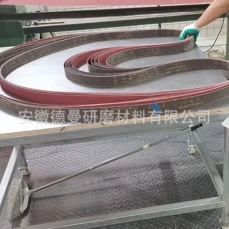 3M陶瓷锆刚玉砂带984F 784F 577F金属不锈钢制品去毛刺焊缝拉丝带