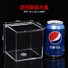 Square acrylic plastic box for manicure, nail sequins, storage system, transparent stand, wholesale