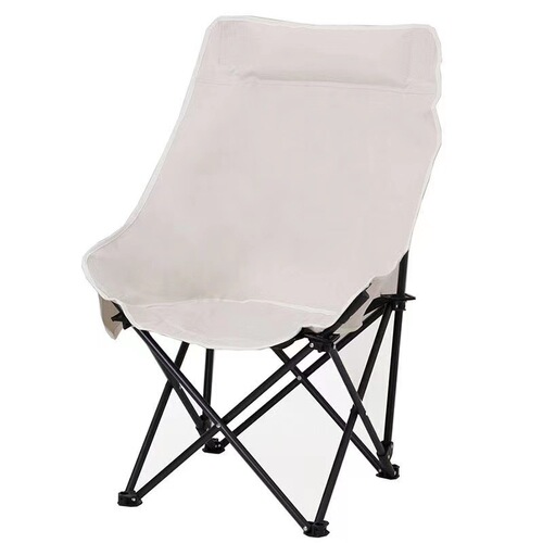Outdoor foldable portable high-back foldable moon chair lounger camping chair equipment small stool camp stool folding stool