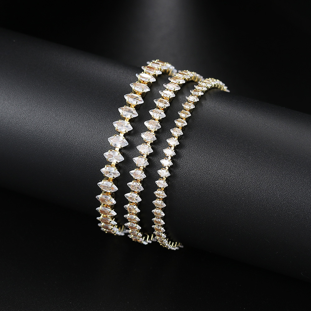 10g Weight Rose Gold Plated, White Gold Plated, Gold Plated Plating Material Copper Pendant Material Zircon Inlay Material Drawstring Bracelets Classification Copper Chain Material 1 Piece Quantity Daily Occasion Copper Material Geometric Pattern Women's Gender Plating, Inlay Design IG Style Style Rose Gold, Gold, Silver Color Copper Rose Gold Plated White Gold Plated Gold Plated Plating Inlay Geometric Zircon Drawstring Bracelets 19