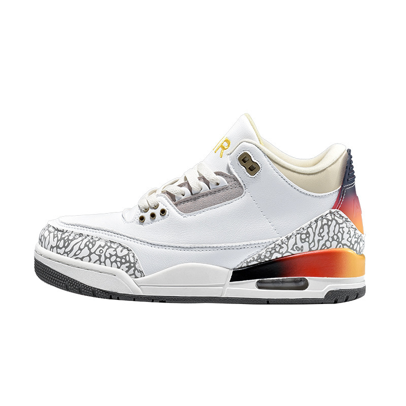 X AJ3 화이트 블루 레드