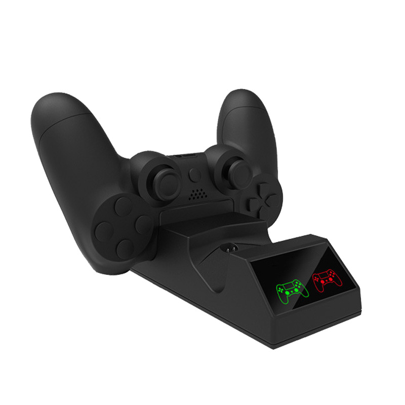 Für PS4-Controller-Ladestation, USB-Dual-Schnellladestation-Dock für PlayStation4/PS4 Slim/Pro Joystick-Gamepad-Controller_voghion.com