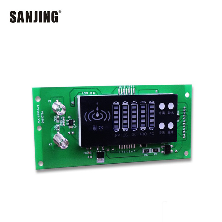 Purificador de agua placa base 8-palabra caja de la computadora 24V panel de control del sistema RO inteligente controlador de microordenador de ósmosis inversa