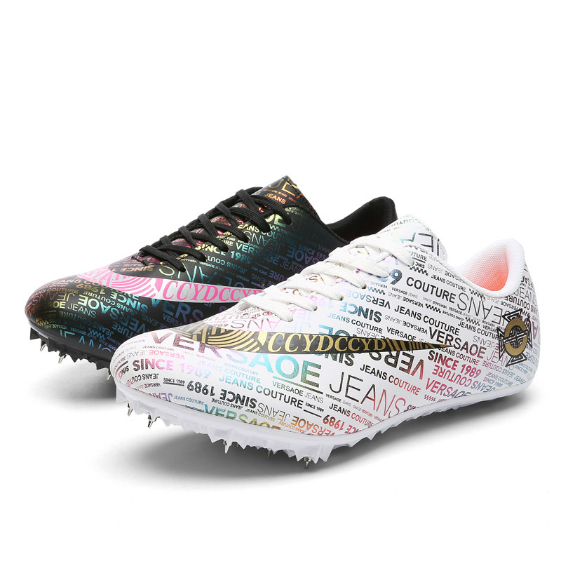 Zapatillas de pista entrenamiento integral resistente al desgaste zapatos de punta juvenil zapatos cortos para correr zapatos de pista para hombres y mujeres zapatos de entrenamiento de competencia