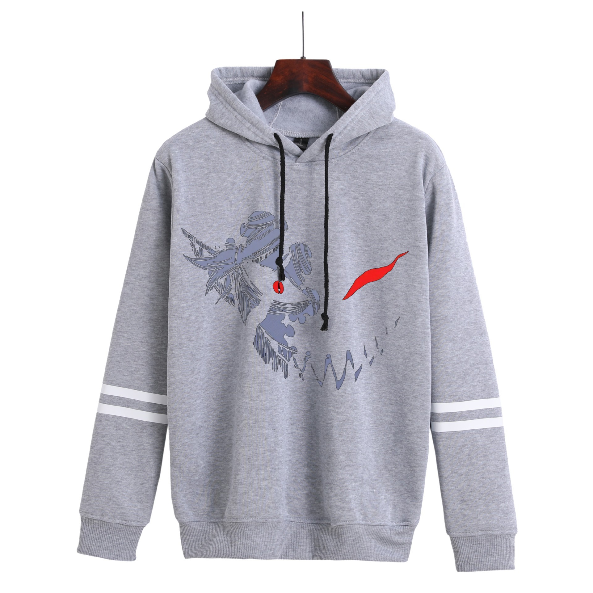 Suéter de nuevo estilo de comercio exterior, entorno de animación, suéter con capucha con estampado digital Black Clover