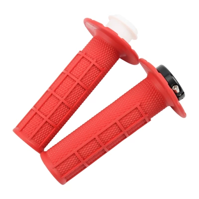 Off-Road Motorcycle Handlebar Brake Handle Ktm Exc Crf Yzf Kxl Rm with Buckle Anti-Slip Handlebar Cover (Motorcycle Handle Cover) - glue-red