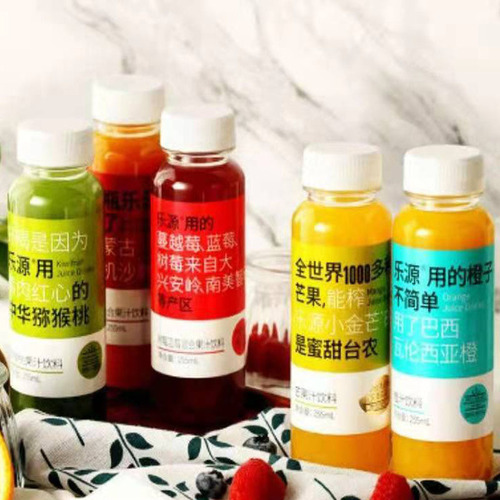 Le You Yuan Yi Pin 10-Piece Gift Box of Mango Juice, Orange Juice, Kiwi Juice, Mixed Berry Juice - Direct Shipping Juice Beverage