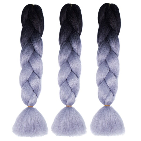 Wig with pigtail