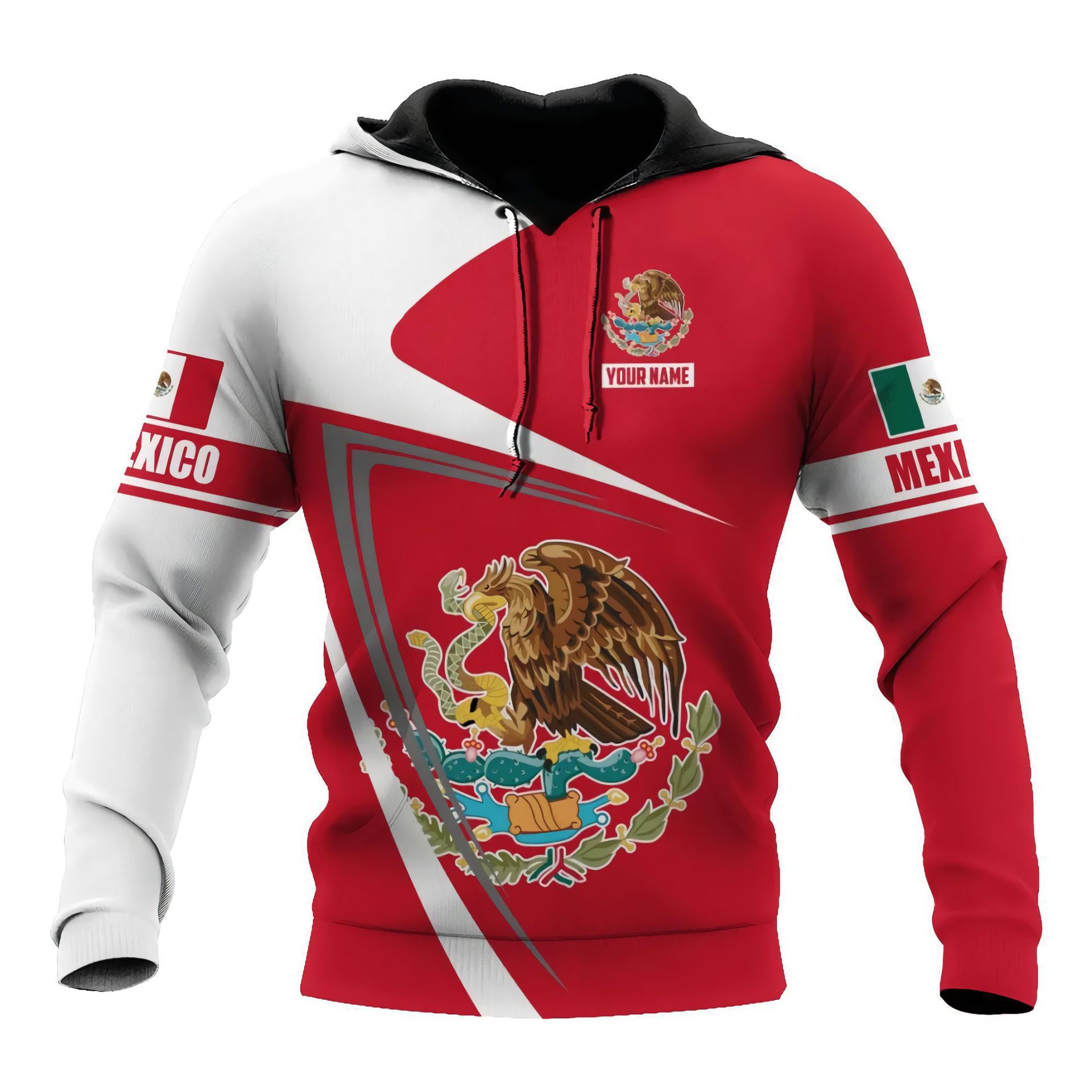 Sudadera con capucha hombre estampado 3d estilo mexicano casual_voghion.com