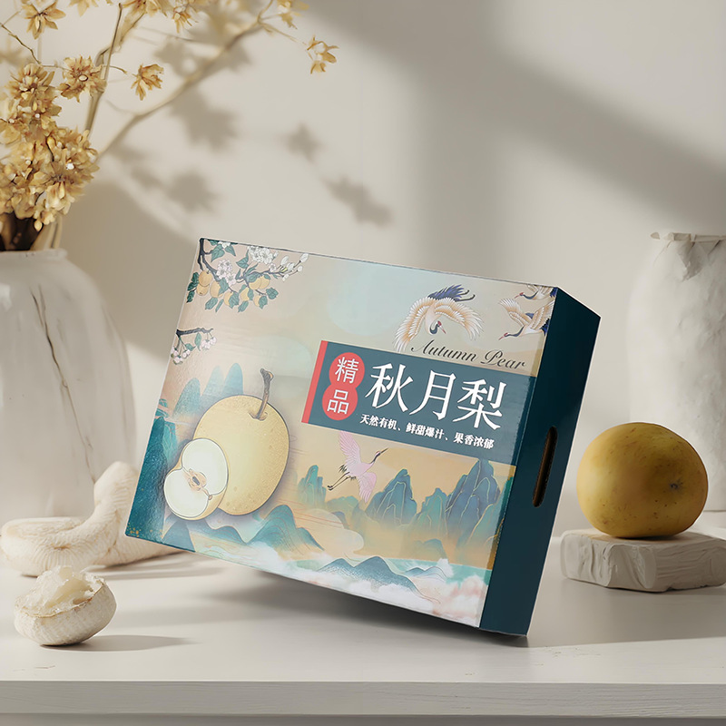 Qiu Yue ペア包装箱、高級フルーツギフトボックス、軽い高級感、高級ギフト、ユニバーサルギフトボックス、空箱|undefined