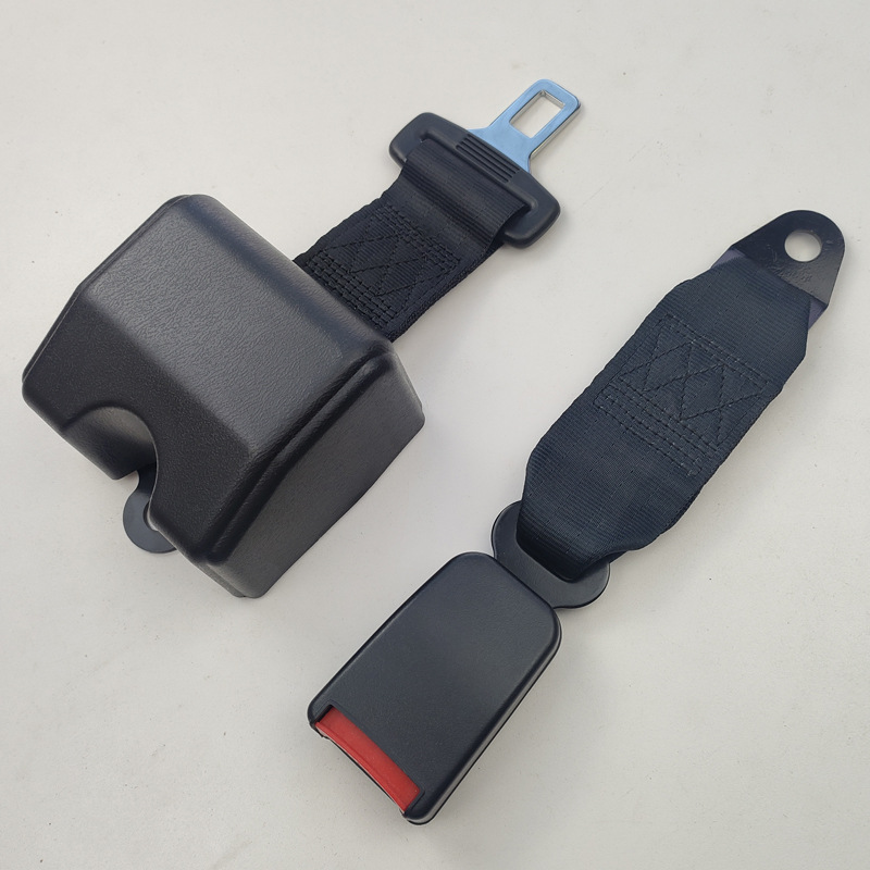 Heli – Forklift Seat Retractable Car seat belt - c013-black-retractor-25cm-webbing-base