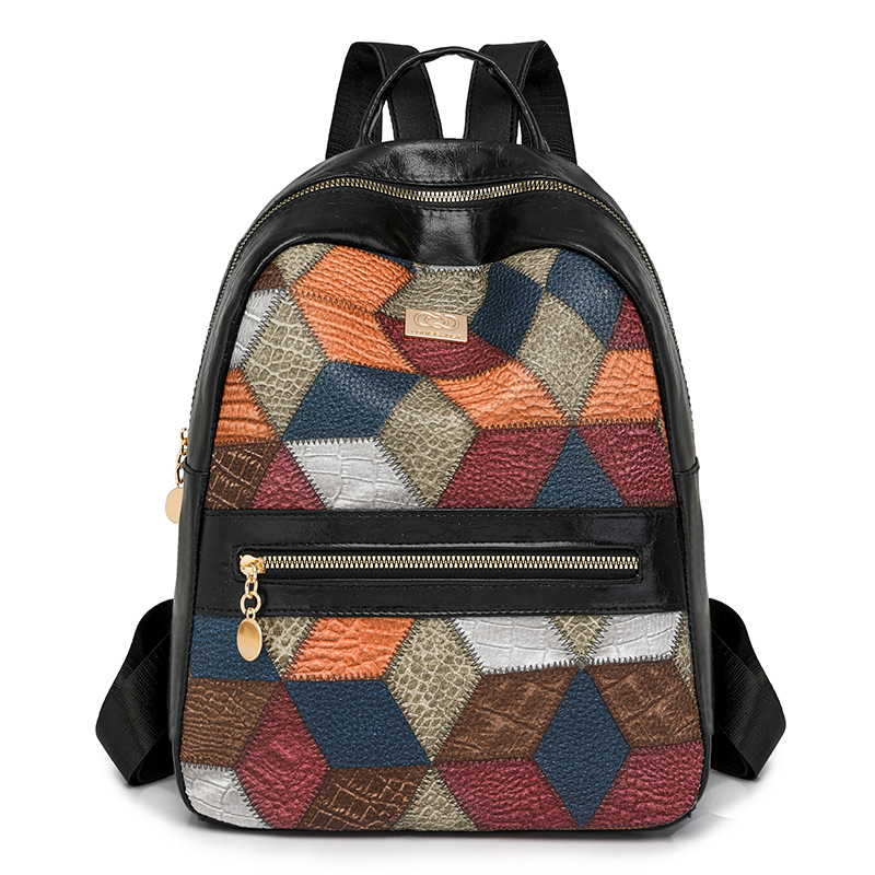 Mochila de cuero suave para mujer 2024 nuevo bolso de moda bolso de nicho de lujo ligero Mochila de viaje ligera de alta gama