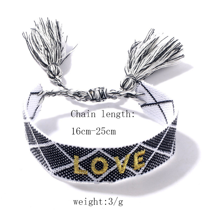 Fashion Letter rope Knitting Womenu0027S Bracelets
