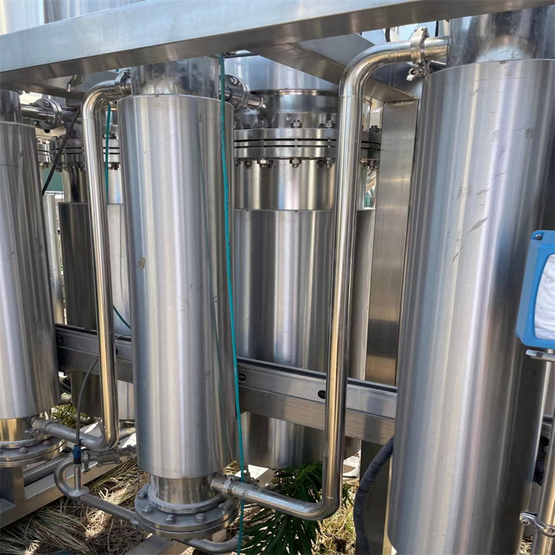 出售二手反渗透设备蒸馏水机组 蒸汽发生器 450型酒精回收塔