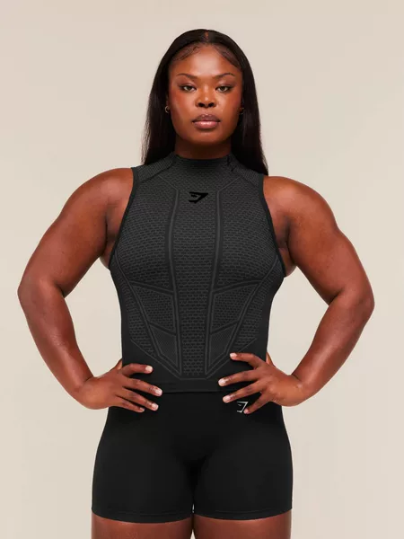 Shark GYM V1 Fitness Vest for Women Slim Fit Sports Elastic Running Yoga Training Quick-Dry Sleeveless Shirt for Summer
