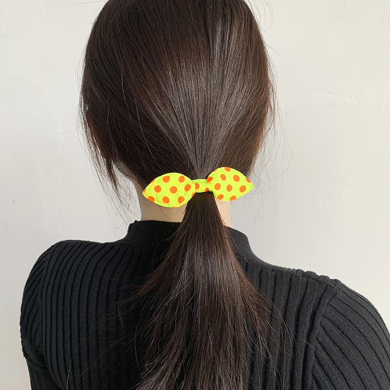 50-piece Set Children's Rubber Band Cute Bowknot Colorful Hair Rope Hair Accessories Wholesale display picture 3